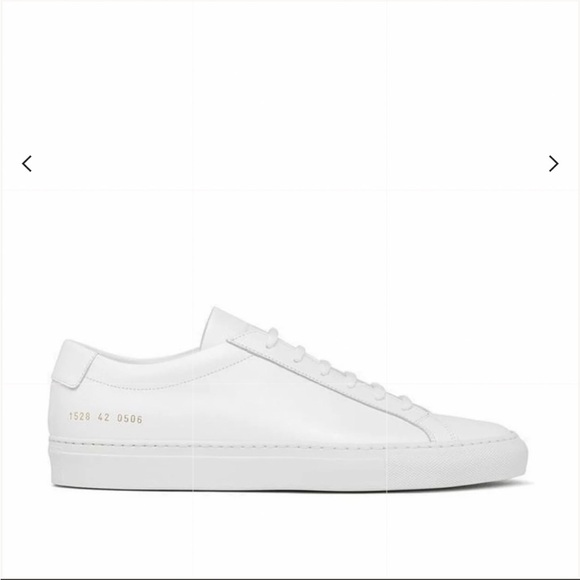 Authentic New Common Projects White Leather Sneakers sz 41 - Picture 3 of 3